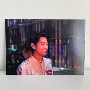 BTS Official Taehyung V Permission to Dance postcard Las Vegas